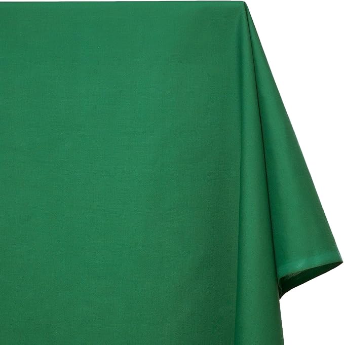 Cotton Polyester Broadcloth (44/45 Inch) Plain Weave Fabric by The Yard - for Sewing Fashion Apparel, Decor, & More (Forest Green, 1 Yard) - Image 2