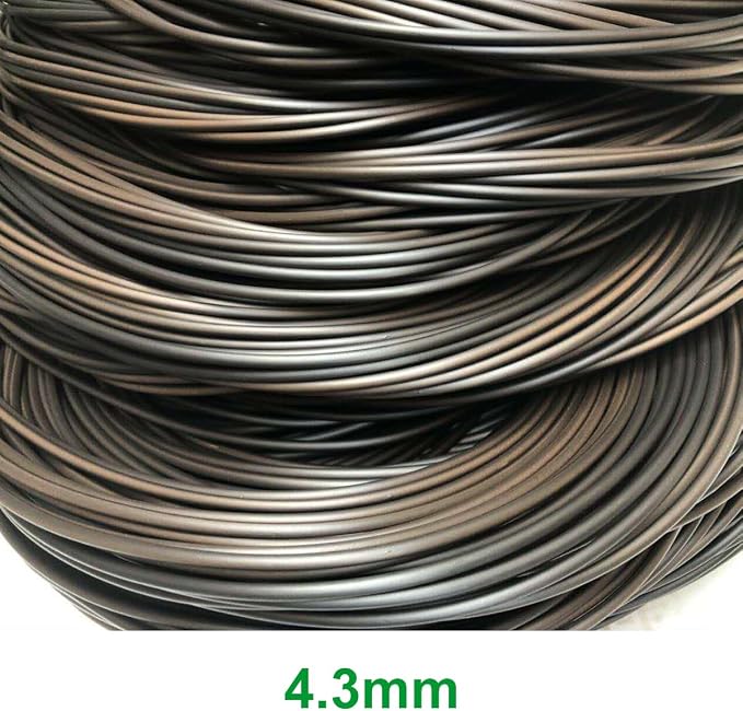 500g Synthetic Rattan Weaving Material, Plastic Wicker Repair Kit PE Rattan Roll for Furniture Repair Woven Handmade Baskets (Diameter 4.3mm) - Image 2