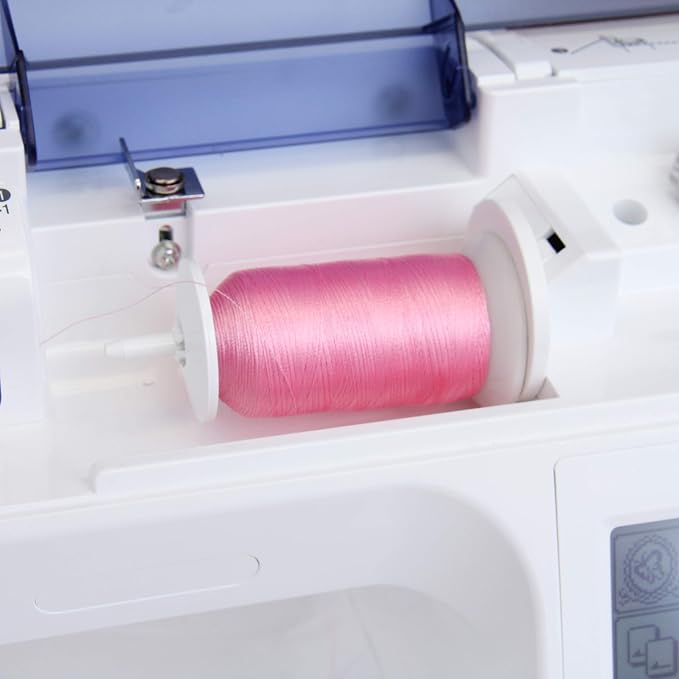 ThreadArt Ultimate Embroidery Starter Kit, 160 Cones + Stabilizer & Bobbin | Machine embroidery starter kit with polyester thread, stabilizer, bobbins and rack. Works with all embroidery machines. - Image 8
