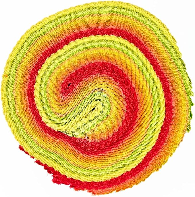 2.5" Fabric Strip Roll - 100% Cotton Quilting Strip (Papaya Palette) - Image 2