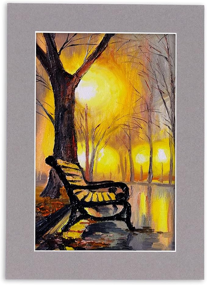 11x14 Mat for 12x16 Frame - Precut Mat Board Acid-Free Show Kit with Backing Board, and Clear Bags Charcoal 11x14 Photo Matte Made to Fit a 12x16 Picture Frame Matboard for Framing, Pack of 100 Mats - Image 8