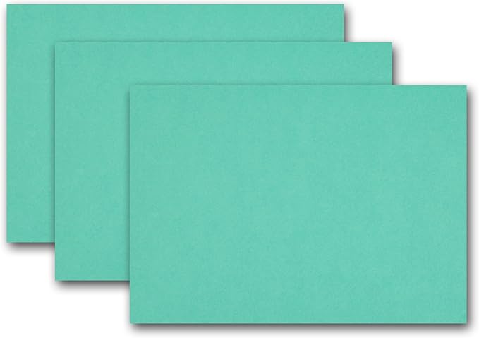Premium Colored Blank 5x7 Card Stock (250, Blue Raspberry) by CutCardStock