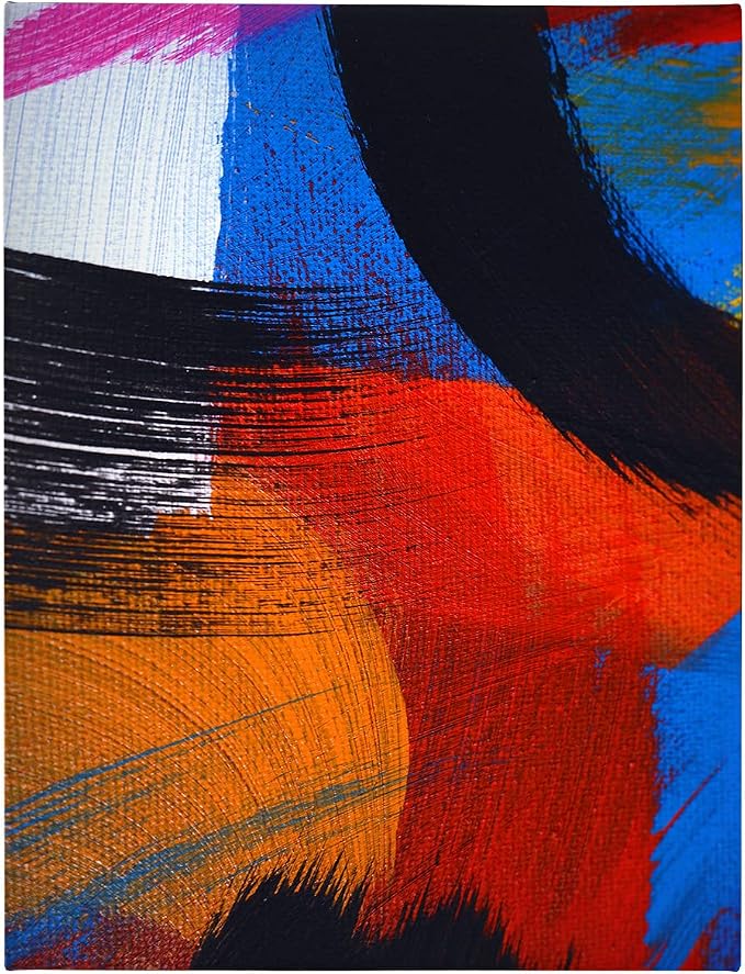 Practica Economy Black Stretched Cotton Canvas - Acid-Free Acrylic Primed Canvas for Acrylics, Oils, Alkyds, & More! - [2-Pack - 12x16] - Image 6