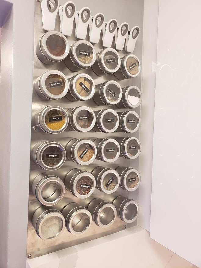 CMS MAGNETICS - (120 in²) 10x12 Stainless Steel Sheet Metal with 1mm Thickness | Bulletin Board to Hang Your Magnets, Magnetic Spice Jars, Office, Jewelry, Crafting, Cabinets, Kitchen Splash Guard - Image 2