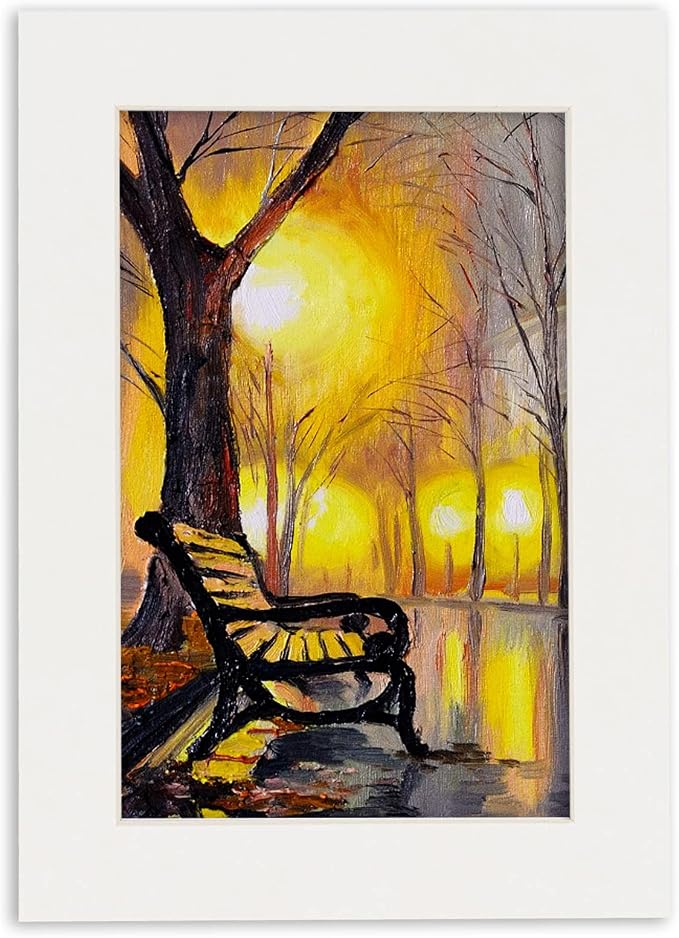 8x10 Mat for 12x16 Frame - Precut Mat Board Acid-Free Show Kit with Backing Board, and Clear Bags Textured White 8x10 Photo Matte Made to Fit a 12x16 Picture Frame Matboard for Framing, Pack of 1 Mat - Image 9