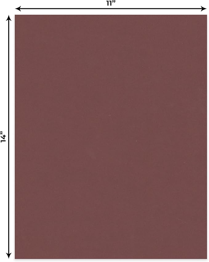 CountryArtHouse Maroon Acid Free 11x14 Backing Board - Uncut Photo Mat Board - 1 Sheet - Image 2