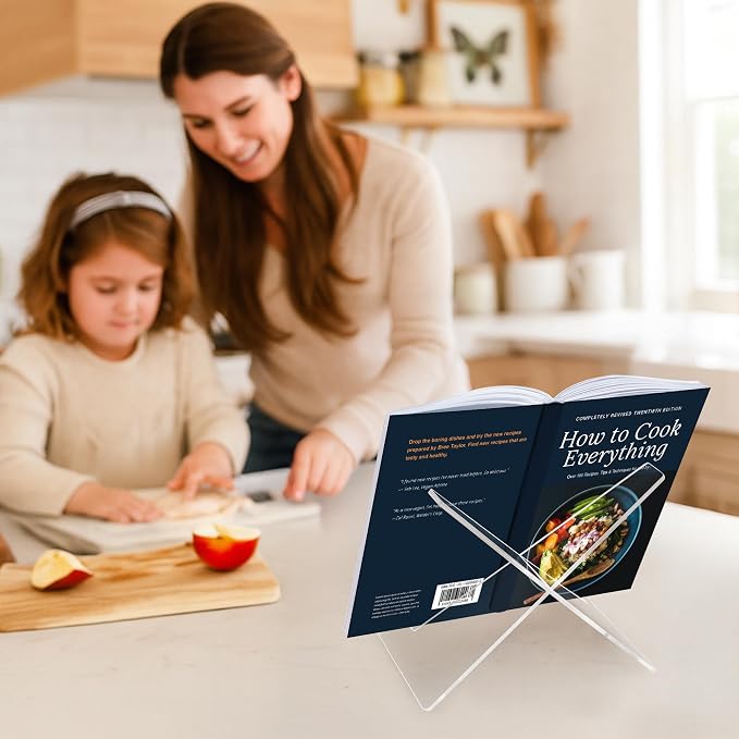Americanflat Acrylic Easel Stand - 10" Tabletop Easel and Plate Stand - Lightweight Display Holders for Photos, Cards, Frames, Books, Magazines, Albums - Home or Office Decor - Image 5