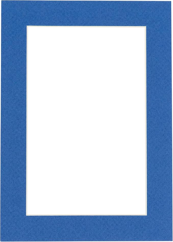 11x14 Mat for 12x18 Frame - Precut Mat Board Acid-Free Royal Blue 11x14 Photo Matte For a 12x18 Picture Frame, Premium Matboard for Family Photos, Show Kits, Art, Picture Framing, Pack of 1 Mat - Image 3