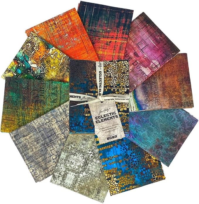 Abandoned 2 Fat Quarter Bundle (10 Pieces) by Tim Holtz Eclectic Elements for FreeSpirit (FB4FQTH.ABANDONED2) - Image 3
