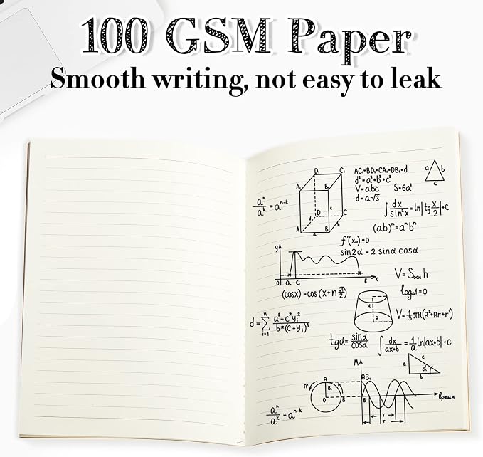 72 Pack Kraft Paper Notebook Journals 5.5 Inch x 8.3 Inch A5 Notebook in Bulk Softcover Ruled for Writing Sketch Travel Journal with 60 Pages 30 Sheets(Black,Brown,Line) - Image 3
