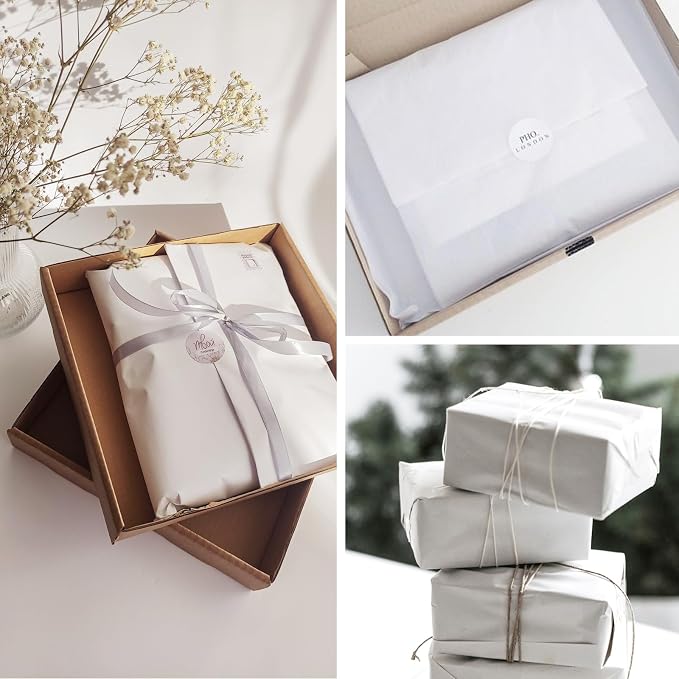 Simetufy 115 Sheets 20x30 White Tissue Paper for Gift Bags | Large Acid Free Tissue Paper Bulk for Packaging Wrapping, Clothing Storage Crafts Mother's Day Birthday Wedding Holiday - Image 5