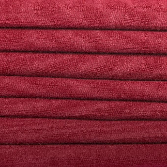 AK TRADING CO. 50" Wide 100% Cotton Island Breeze Gauze Fabric by The Yard – Lightweight, Breathable Material for Apparel, Crafts, Home Décor, Photoshoots, & DIY Projects (Burgundy, 1 Yard) - Image 2