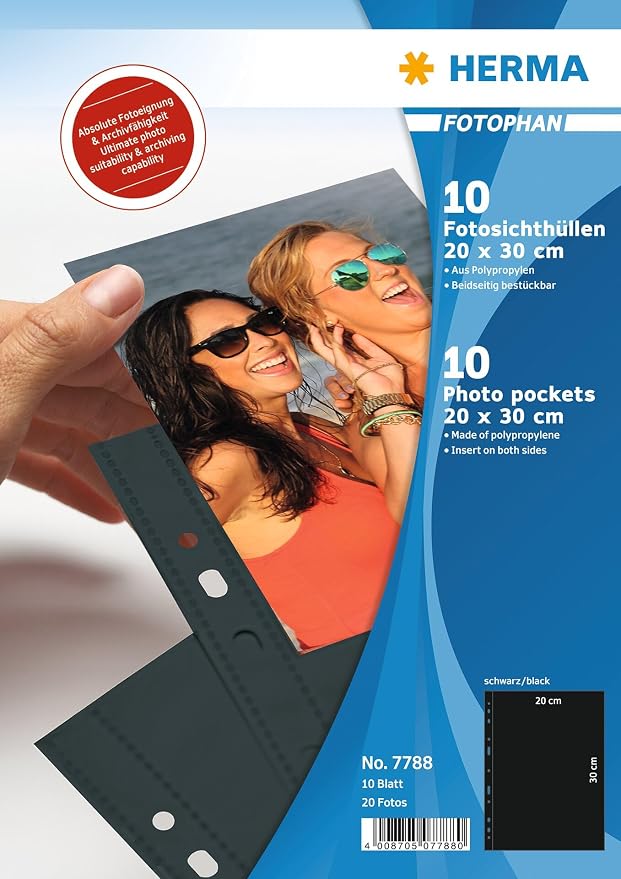 Herma fotophan 20x30 sw. 10sheets 7788 - Image 2