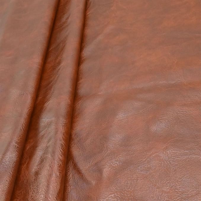 200x140cm Brown Soft Faux Leather Fabric, 1mm Thick PU Material | Exquisite Artificial Leather offers unparalleled comfort and elegance. Perfect for upholstery, fashion, and crafting. - Image 3