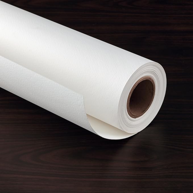 New York Central Large Watercolor Paper Roll for Artists - 140 lb Cold Press - 31" x 10.94 yd, 3 Pack - 100% Cotton Bright White Acid-Free Archival Roll of Cold Pressed Watercolor Paper - Image 6