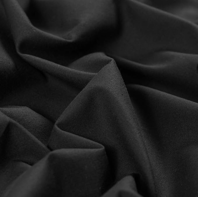 AK TRADING CO. Muslin Fabric/Textile - Draping Fabric - Black 10 Yards Medium Weight - 100% Cotton (60in. Wide) - Image 3