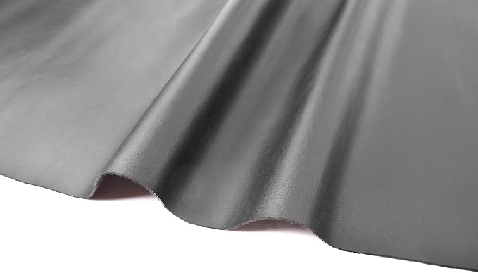 3 Yards 54" x 108" Calfskin Soft Faux Leather Fabric Black Fake Leather Fabric Upholstery Vinyl for Sofa Chairs Car Seats Crafts - Image 4