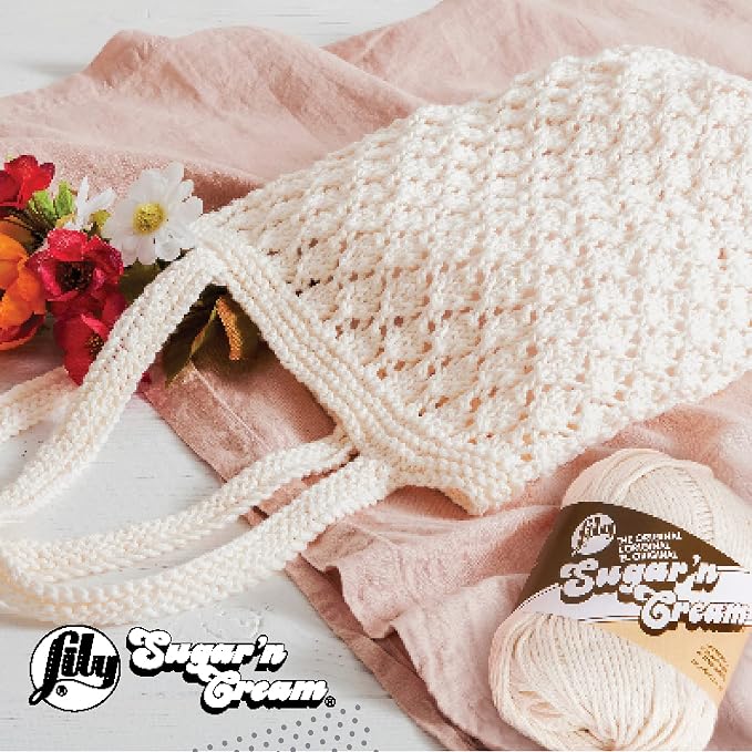 Lily Sugar'N Cream Light Blue Yarn - 6 Pack of 71g/2.5oz - Cotton - 4 Medium (Worsted) - 120 Yards - Knitting/Crochet - Image 3