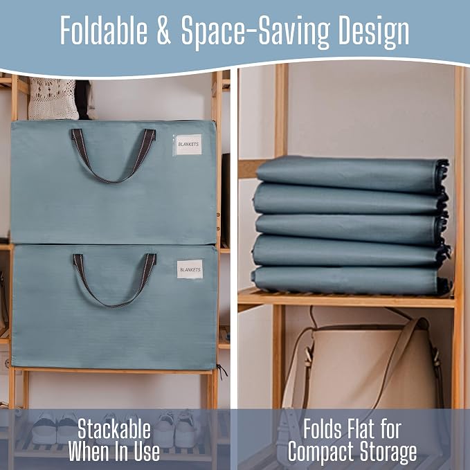 VENO 10 Pack Extra Large Heavy Duty Moving Bags with Wide Opening & Reinforced Handles, Reusable Storage Tote Bags with Strong Zippers for Clothes, College Dorm Essentials & Moving Supplies - Image 7