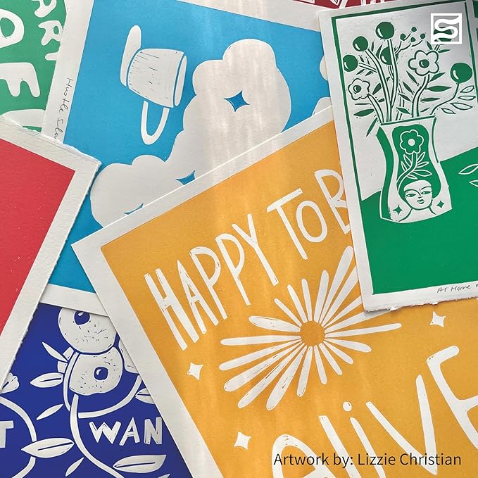 Speedball Water-Soluble Block Printing Ink, 5-Ounce Tube (Violet)