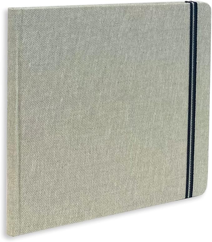 Handbook Journal Co. Artist Watercolor Journal, 140lb/300gsm Heavyweight Cold Press Paper, Square 8.25"x8.25", Natural European Linen Cover - Image 2