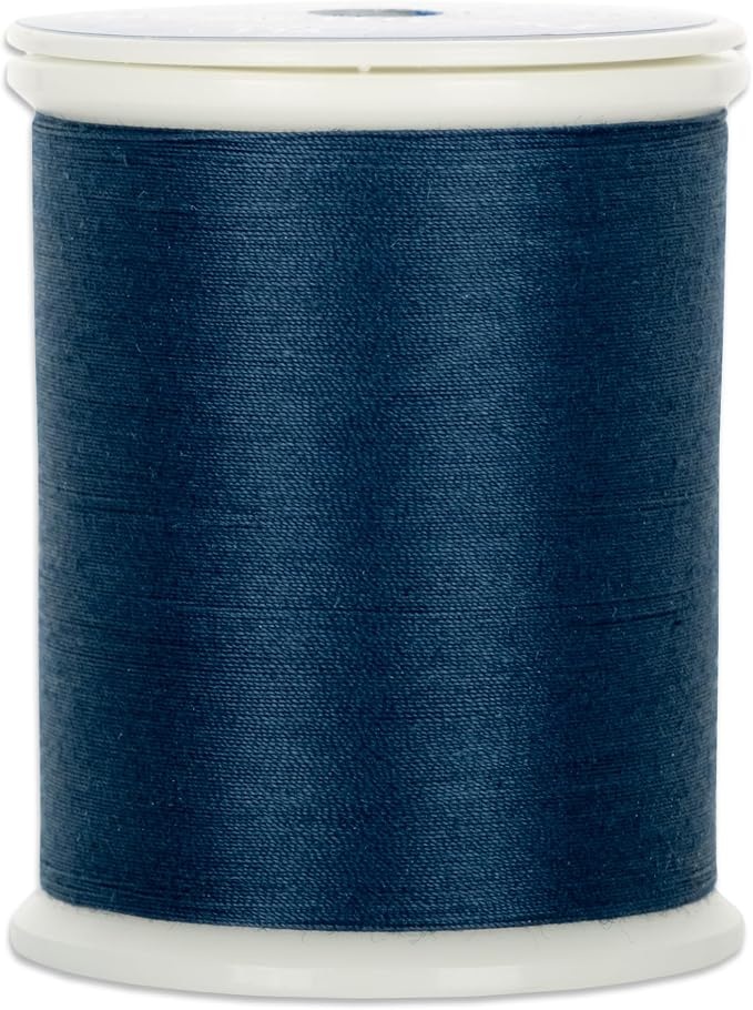 YLI Cotton Quilting Thread – 50 wt Egyptian Cotton for Piecing & Quilting - Low-lint & Strong - 600 Yard Spool - Deep Sleep by YLIThreads