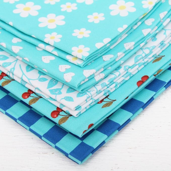 Threadart Cotton Quilting Fabric, Fat Quarter Grab Bag | Cotton fabric for quilting, sewing, crafts and home decor. Smooth woven fabric cuts cleanly for handmade projects. - Image 4