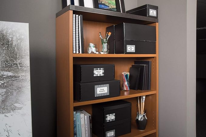 Gaylord Archival Black Deep Lid Print/Photo Preservation Box - 9 1/2W x 12 1/2L x 3" H - Image 2