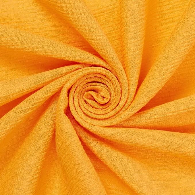 AK TRADING CO. 50" Wide 100% Cotton Island Breeze Gauze Fabric by The Yard – Lightweight, Breathable Material for Apparel, Crafts, Home Décor, Photoshoots, & DIY Projects (Gold, 25 Yards) by Fabrics%7CEventDecor%7CCrafts%7CUpholsteryFoam