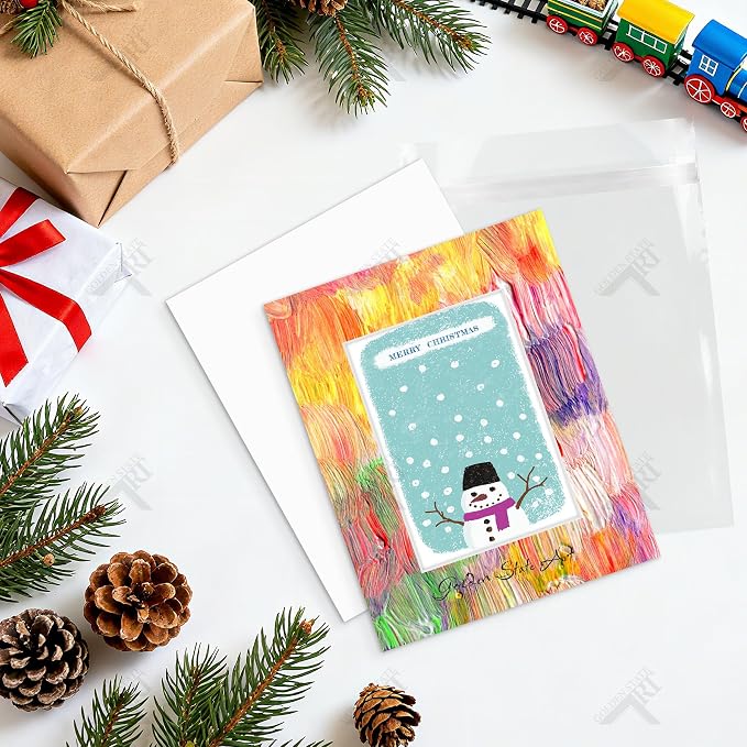 Golden State Art 10 Pack 8x10 Picture Mats for 5x7 Photos+Backings+Bags | Mixed Colros Acid-Free Pre-Cut Photo Mats 4.5x6.5 Opening for 5x7 Pictures Prints with White Core Bevel Cut Mattes Sets - Image 5