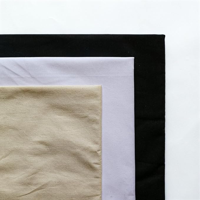 FT Calico Fabric 58" Wide 100% Cotton Natural Muslin (2 Yard) | 100% Cotton Medium Weight Calico Fabric for Sewing, Quilting, Curtain Linings, Pillowcases & DIY Projects - Image 9