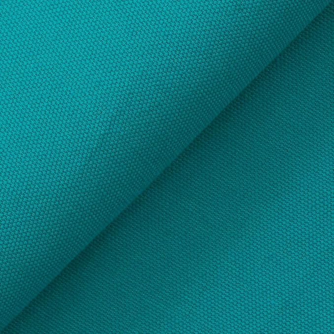 Cotton Duck Canvas Fabric Heavy Duty Outdoor 10 Oz Thick Cloth Material By The Yard & Roll Wholesale - Turquoise (10 Yards) - Image 3