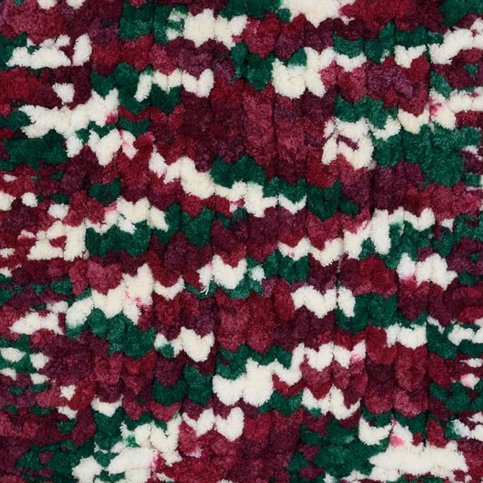 Lion Brand Yarn, Cover Story Blanket Yarn, Hearthside, Multicolor, 1 Pack | Soft Super Bulky Blanket Crochet & Knit Fiber for Chunky Afghans, Plush Amigurumi Stuffed Animals, Pillows, Christmas Theme - Image 2
