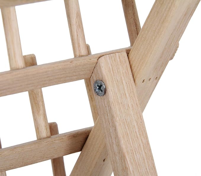 Threadart 66 Large Cone Wood Thread Rack, Freestanding or Wall, Storage | Hardwood thread rack stores embroidery, sewing and serger thread spools. Keeps colors visible, organized and easy to reach. - Image 3