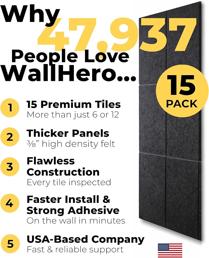 Large Bulletin Board, Tack Board, 59"x36" | 15 Pack | Wall Pin Board, Cork Board Alternative for Walls, Tablero de Corcho para Pared, Cord Board for Wall (Black Slats) - Image 6
