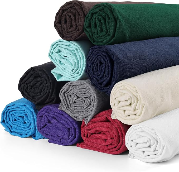 12oz Heavy Duty Canvas Fabric, 59" W Natural Cotton Duck Cloth 1 Yard | by The Yard, Durable, Thick & Heavy Sewing Material, for Arts & Crafts, Bags, Covers, Painting, Home Decor, Pine Green - Image 6
