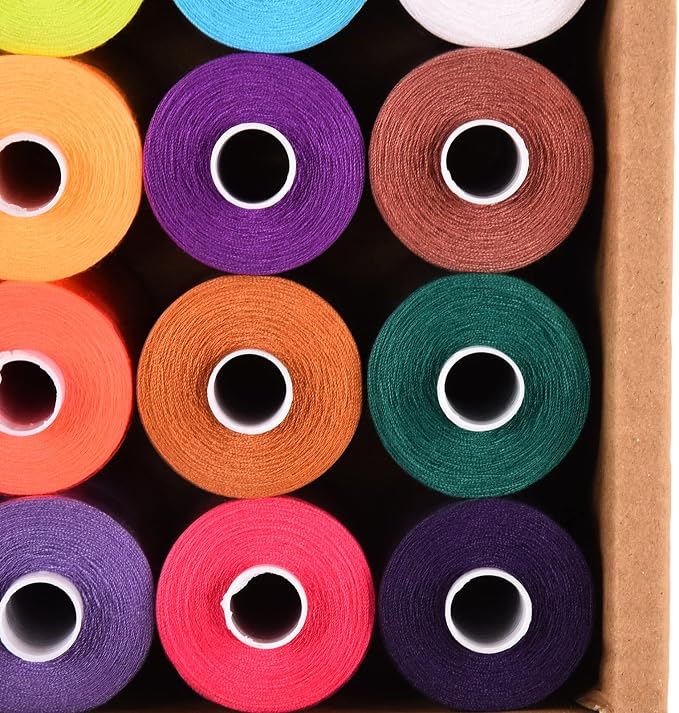 Haofy Sewing Threads Set Polyester 1000 Yards 42 Colors Spools Kit for Household DIY Embroidery and Sewing Machines with Strong Resilient Threads for Crafts and Garment Repair - Image 6