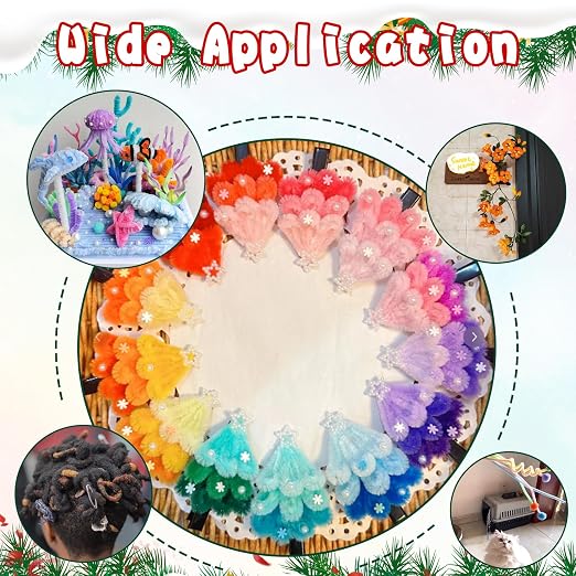 Veroave Pipe Cleaners, Pipe Cleaners Crafts, 3000 PCS 30 Colors | Bulk Pipe Cleaners for Crafts, Chenille Stems for Crafts, Flower Bouquets, Graduation Bouquet Crafts, Holiday Decorations - Image 7