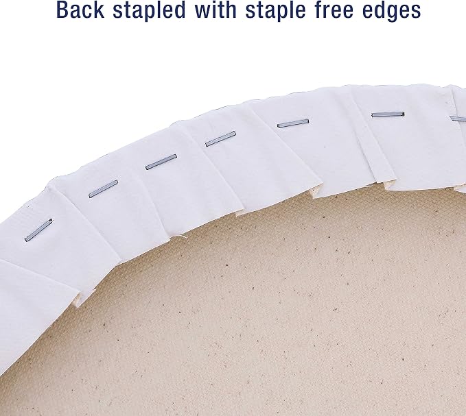 U.S. Art Supply 8 Inch Diameter Round 12 Ounce Primed Gesso Professional Quality Acid-Free Stretched Canvas (Pack of 6) - Image 6