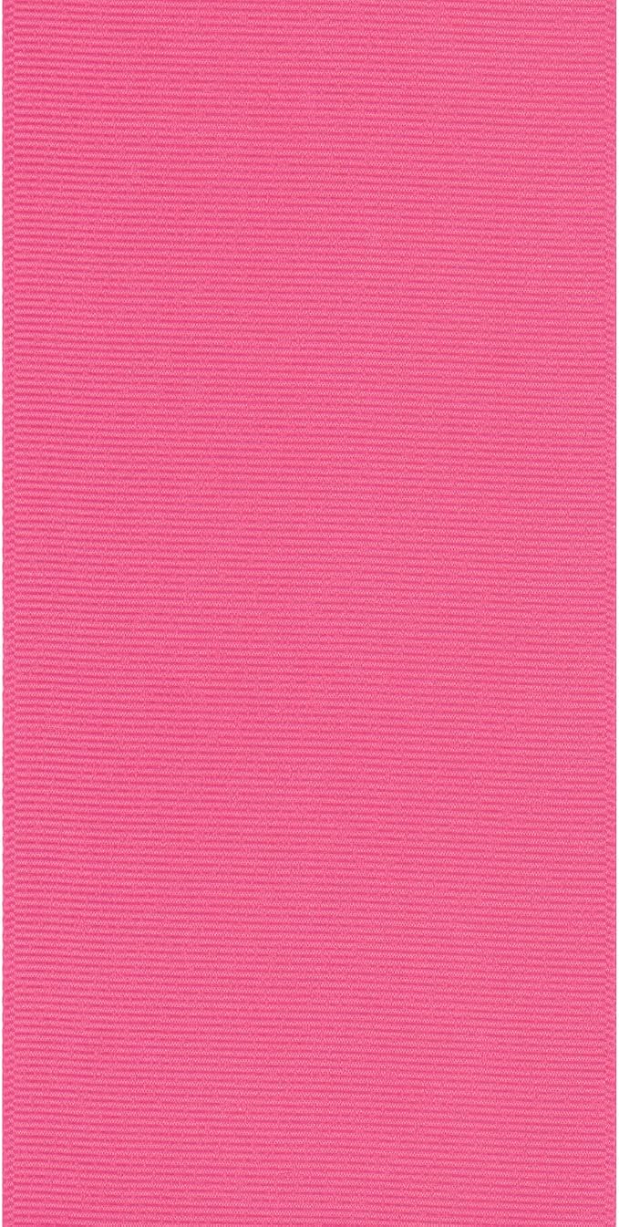 Berwick Offray 3" Grosgrain Ribbon, New Bright Pink, 50 Yards - Image 3
