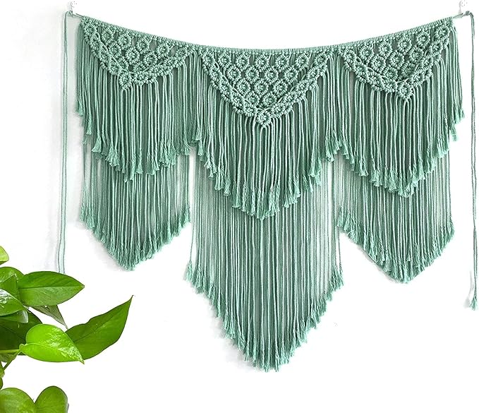 NOANTA Light Grey Macrame Cord 4mm x 109yards, Colored Macrame Rope Cotton Rope Macrame Yarn, Colorful Cotton Craft Cord for Wall Hanging, Plant Hangers, Crafts, Knitting