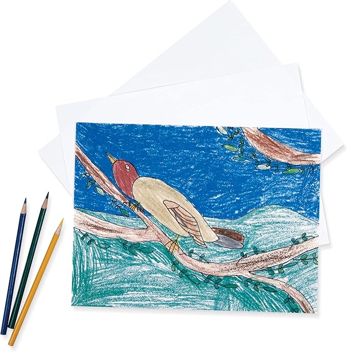 Pacon Drawing Paper, White, Heavyweight, 12" x 18", 500 Sheets by CreativityStreet%C2%AE