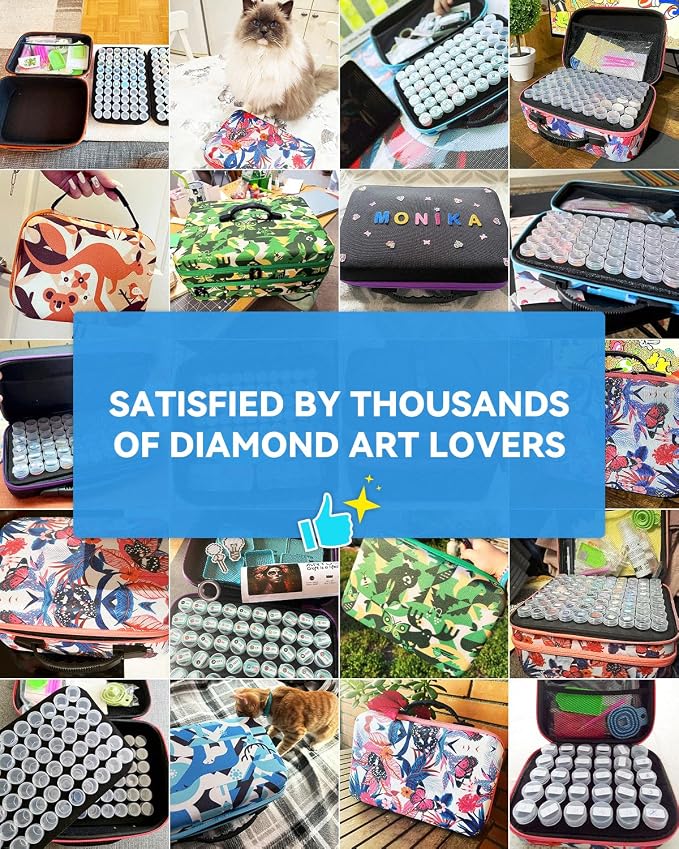 ARTDOT 420 Slots Storage Container for Diamond Art Kits for Adults,Portable Bead Storage Boxes for Diamond Painting Accessories and Tools - Image 6