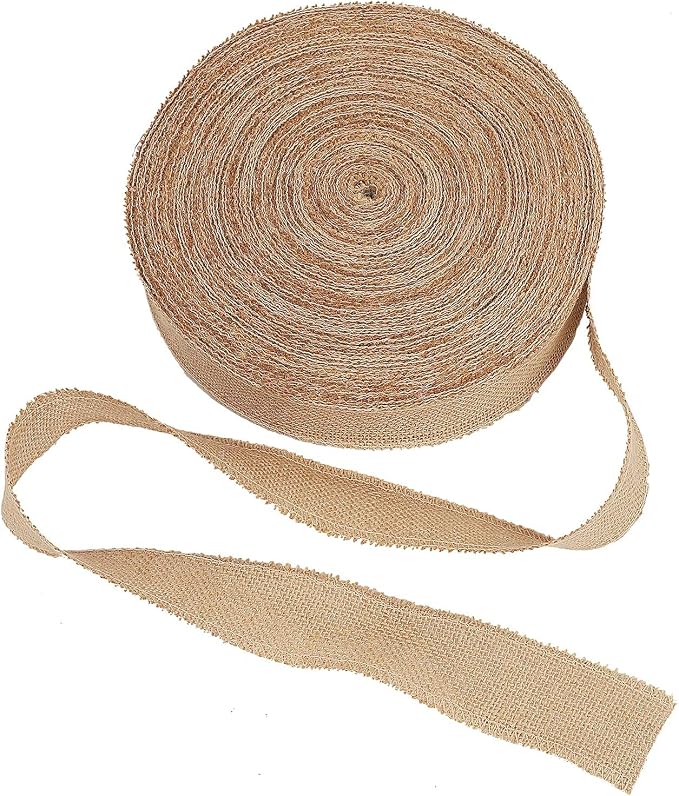 AK TRADING CO. 2-Inches Wide Natural Jute Burlap Fabric Rolls - 100 Yards by Fabrics%7CEventDecor%7CCrafts%7CUpholsteryFoam