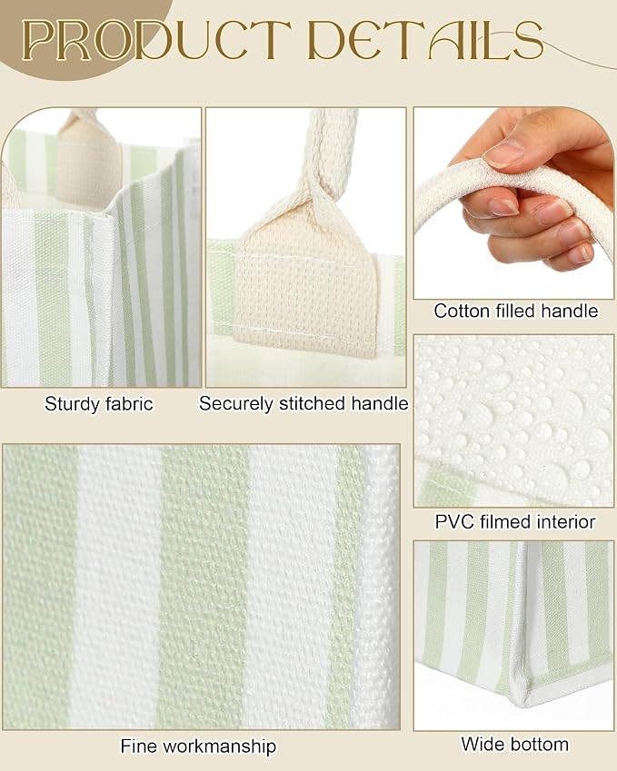 12 Pcs Burlap Tote Bag Mini Jute Reusable Bag with Handles Small Blank Canvas Gift Waterproof for Wedding Beach DIY - Image 3