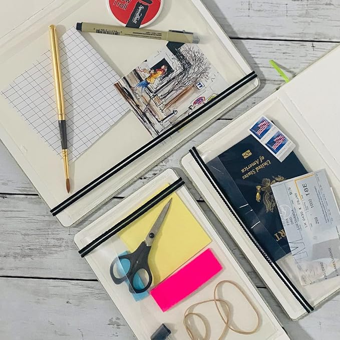 Handbook Journal Co. Artist Watercolor Sketchbook Journal, Large Portrait 8.25 x 5.5 Inches, 140lb / 300 GSM, Hardcover w/Pocket - Image 5