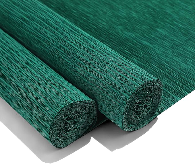 Heavy Crepe Paper for Flower Making, DIY Crafts | Italian-Quality Crepe Paper with 300% Stretch | Papel Crepe de Colores Paquete by BloomLikeFlowers