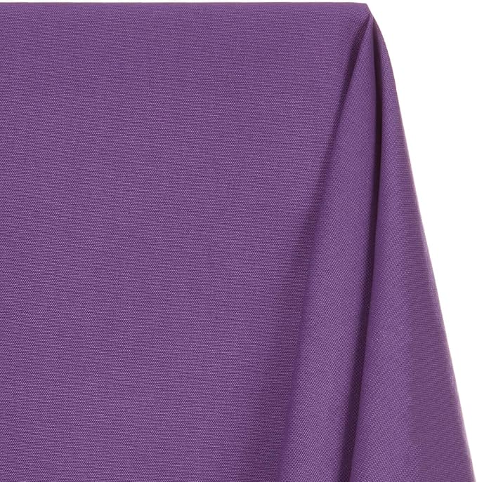 Cotton Duck Canvas Fabric Heavy Duty Outdoor 10 Oz Thick Cloth Material By The Yard & Roll Wholesale - Purple (5 Yards) - Image 2