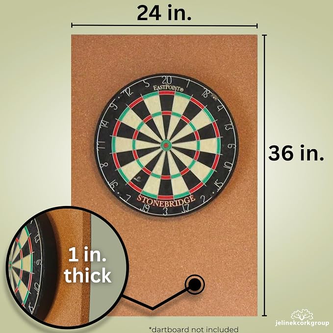 Jelinek Cork Dart Board Backer Wall - Image 2