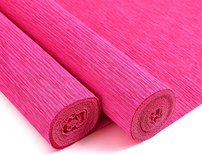 Heavy Crepe Paper for Flower Making, DIY Crafts | Italian-Quality Crepe Paper with 300% Stretch | Papel Crepe de Colores Paquete by BloomLikeFlowers